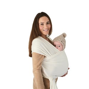 Mushie Baby Carrier Wrap - Ivory